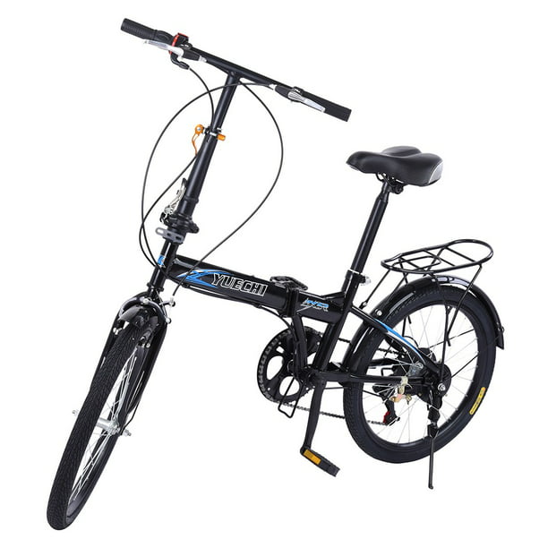 20" Folding Mountain Bike 7 Speed City Bikes Urban Commuter V Brake Bicycle